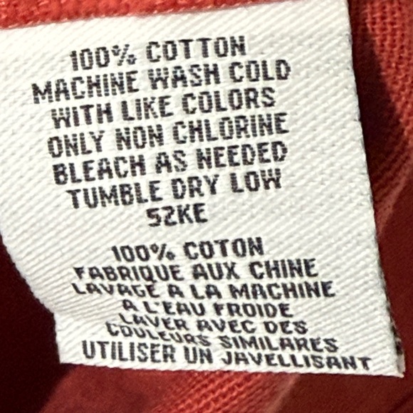 Eileen Fisher Quilted Cotton Sleeveless Button Down Coral Women's sz Large - Picture 2 of 5